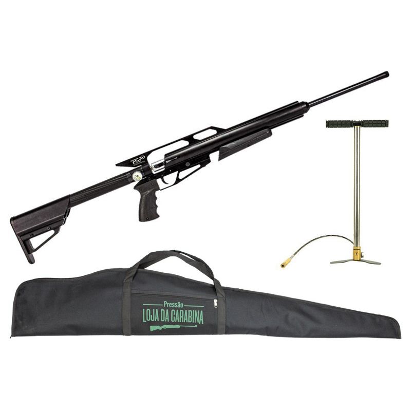 Carabina PCP Custom GIII 5.5mm + Bomba Manual + Capa