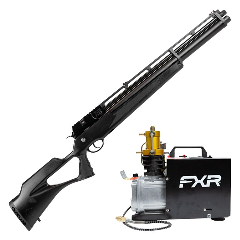 Carabina PCP R8 Black Standard Rossi 6.35mm + Compressor PCP FXR 110V