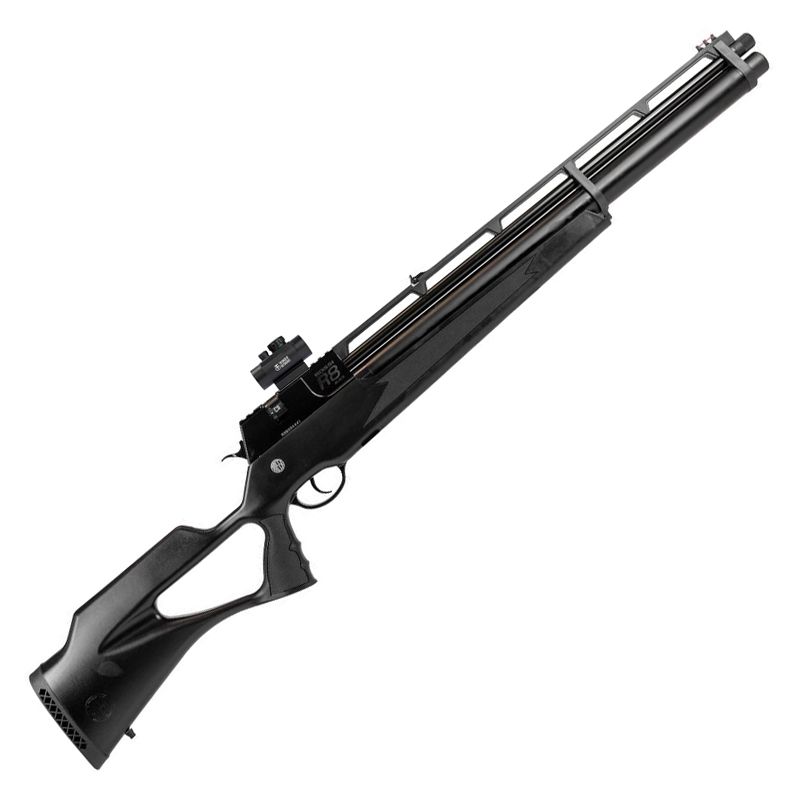 Carabina PCP R8 Black Standard Rossi 6.35mm + Red Dot T1 1x35 Thunder Outdoors