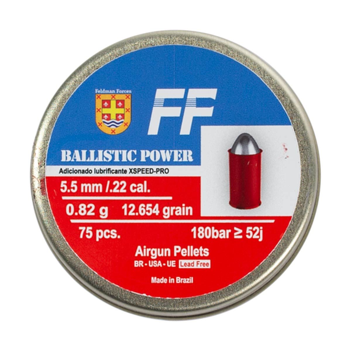 Chumbinho FF Balistic Power 5.5mm 75 Un