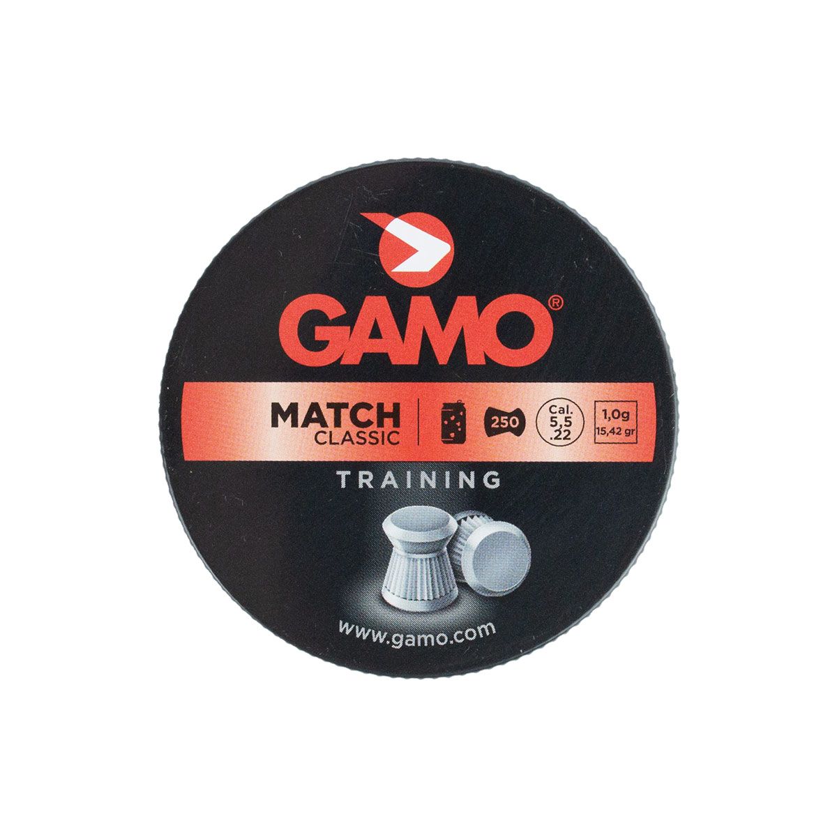 Chumbinho Gamo Match - 5,5mm - 250 Unidades