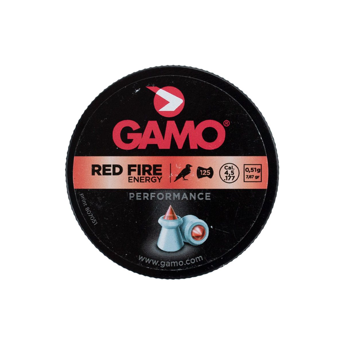 Chumbinho Gamo Red Fire 4.5mm 125 Unidades