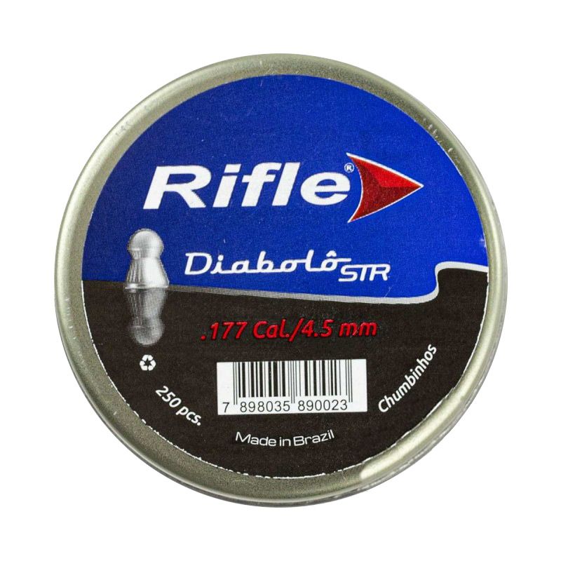 Chumbinho Rifle Diabolô STR - 4,5mm - 250 Unidades