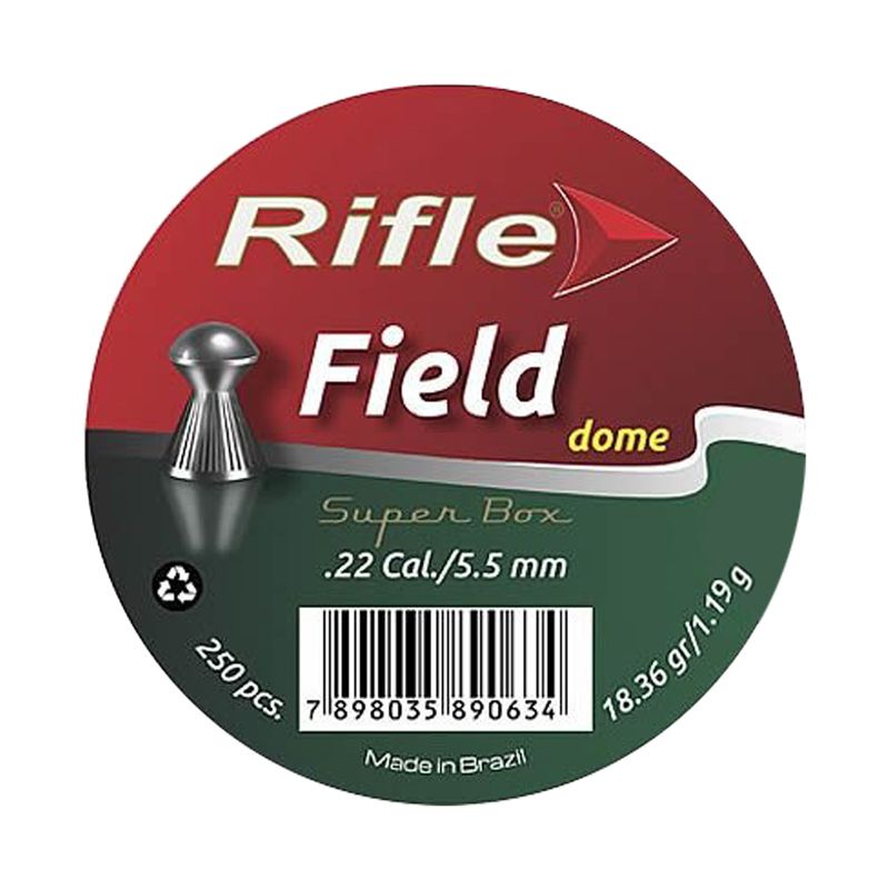 Chumbinho Rifle Field Dome SB 5,5mm (.22) 250 un