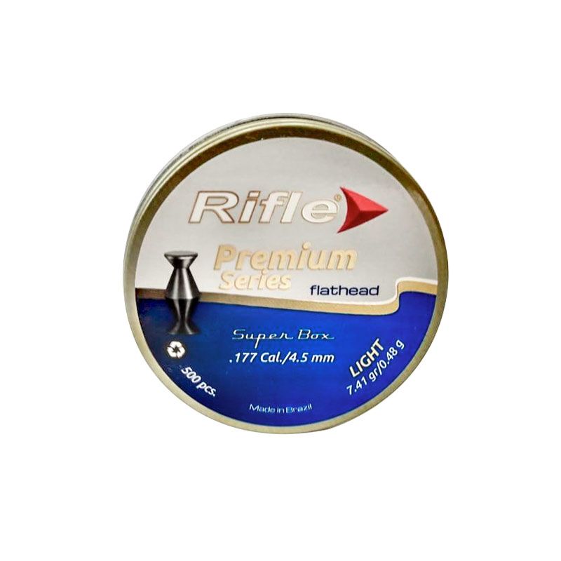 Chumbinho Rifle Flat Head Light 4.5mm 500 Un