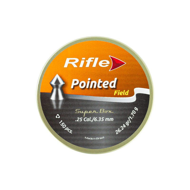 Chumbinho Rifle Premium Pointed 6.35mm (.25) 150 Unidades