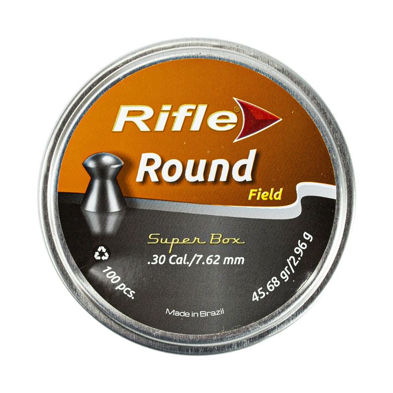 Chumbinho Rifle Round 7.62mm (.30) 100 Un