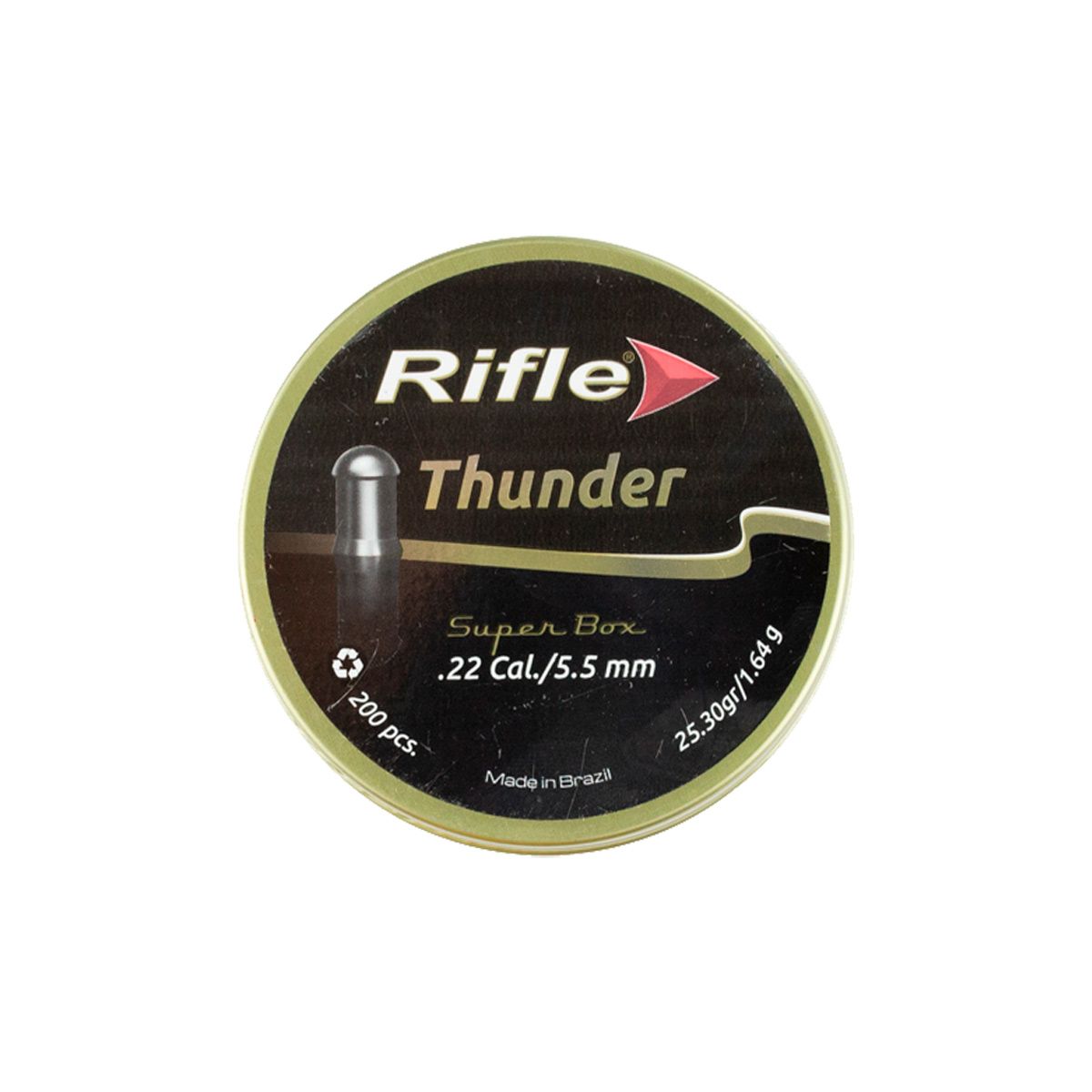 Chumbinho Rifle Thunder SB 5.5mm (.22) 200 un