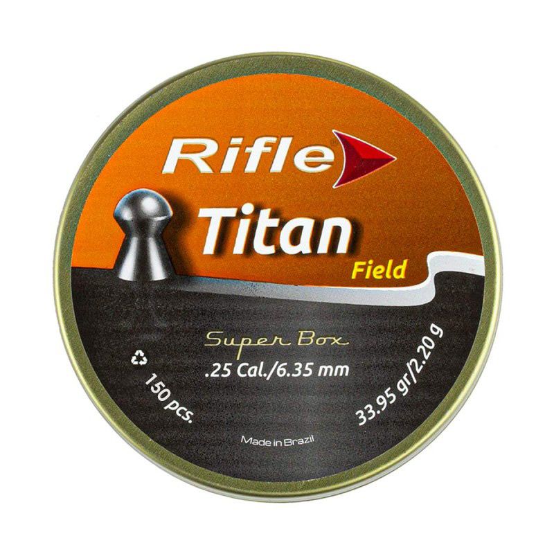 Chumbinho Rifle Titan 6.35mm (Cal .25) 150 Unidades