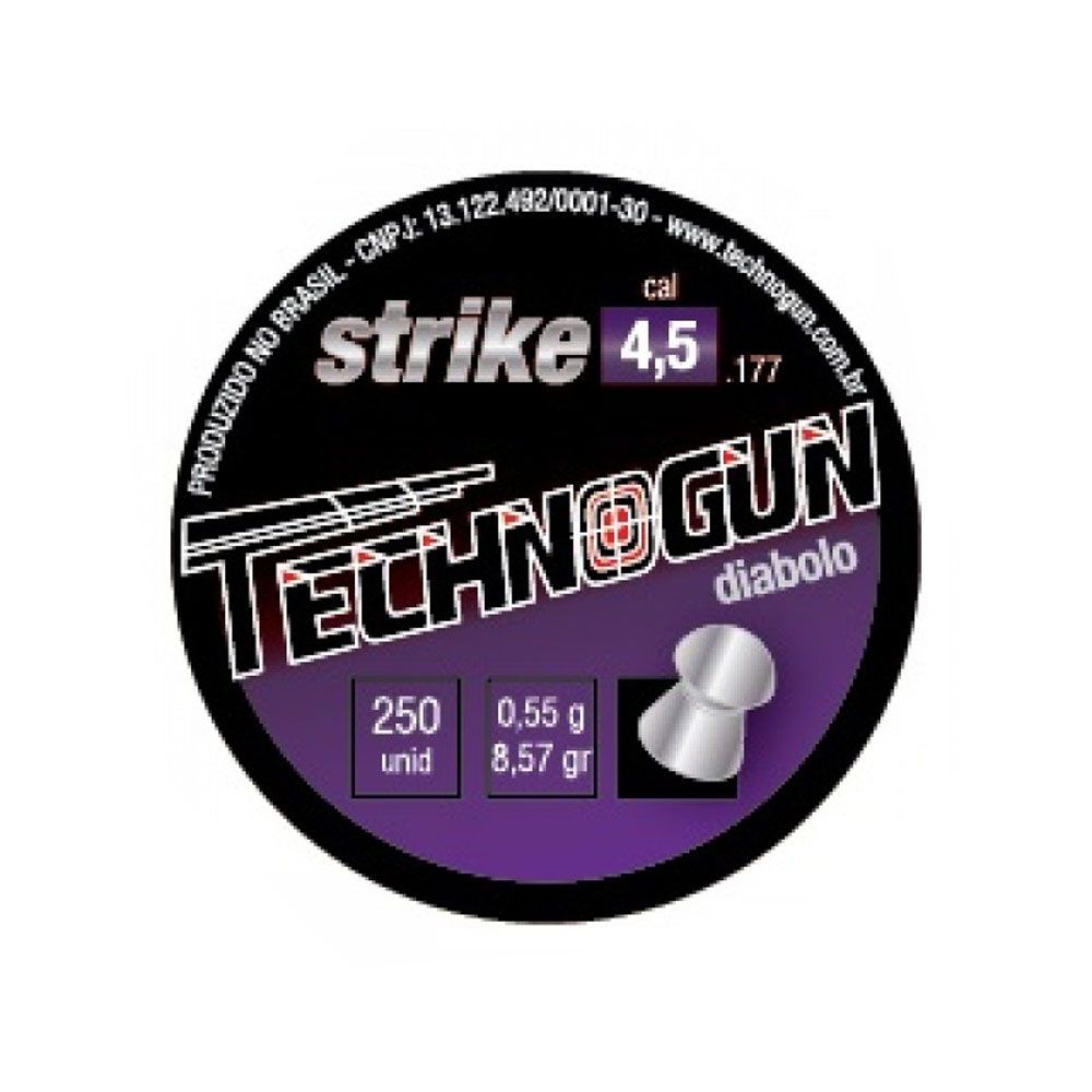 Chumbinho Technogun Strike Diabolô 4.5mm 250 Un