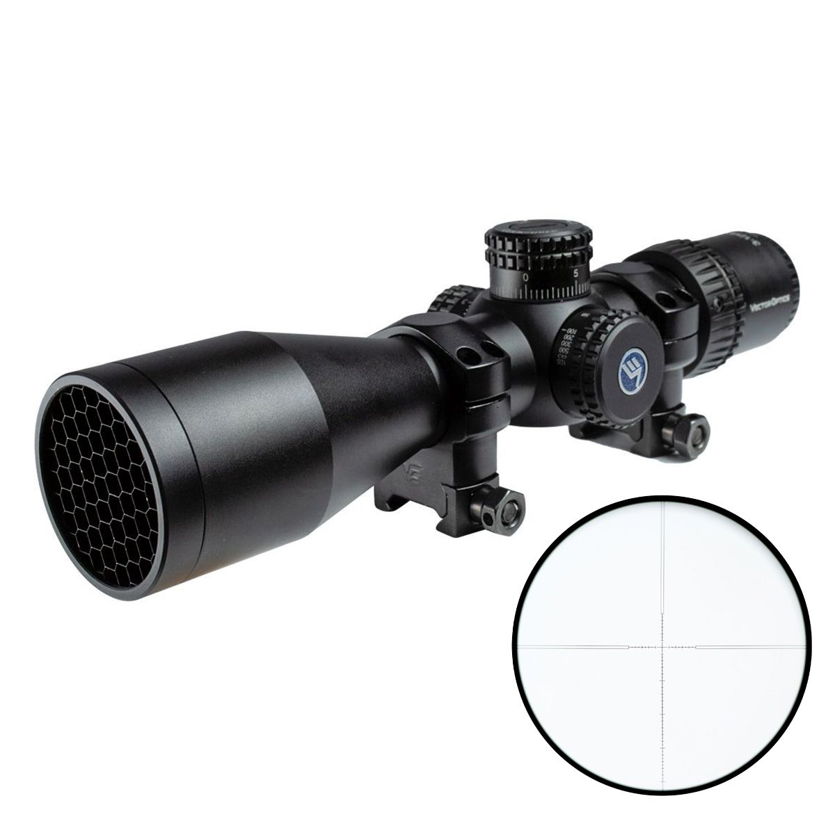 Luneta 3-12X44 FFP Veyron Vector Optics 22mm
