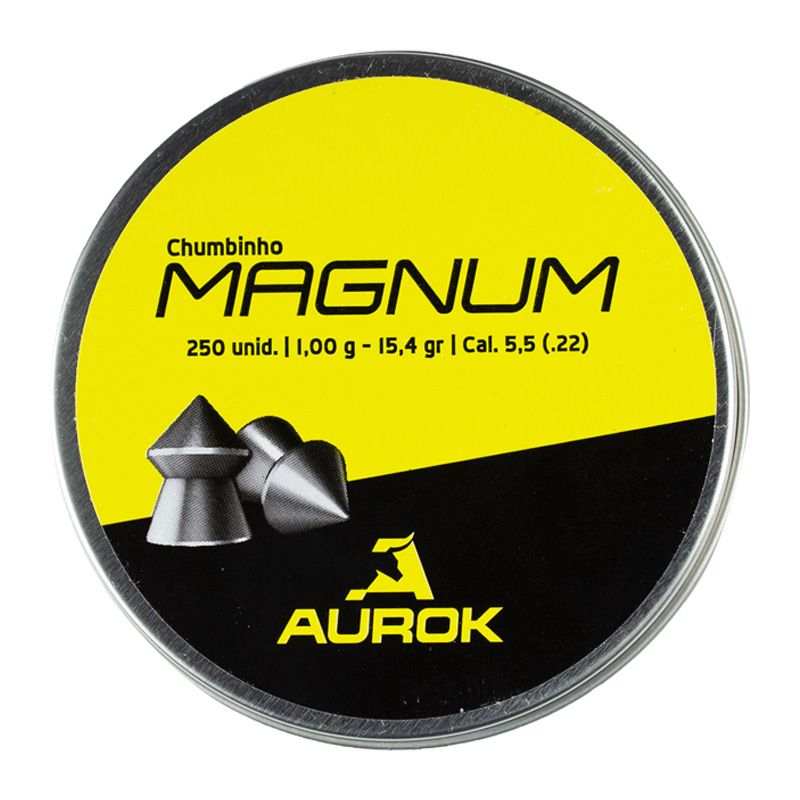 Chumbinho Aurok Magnum 5.5mm 250 Un