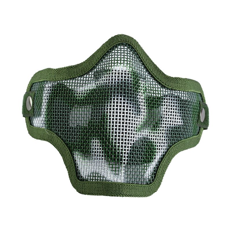 Máscara Meia Face Tela de Metal Verde