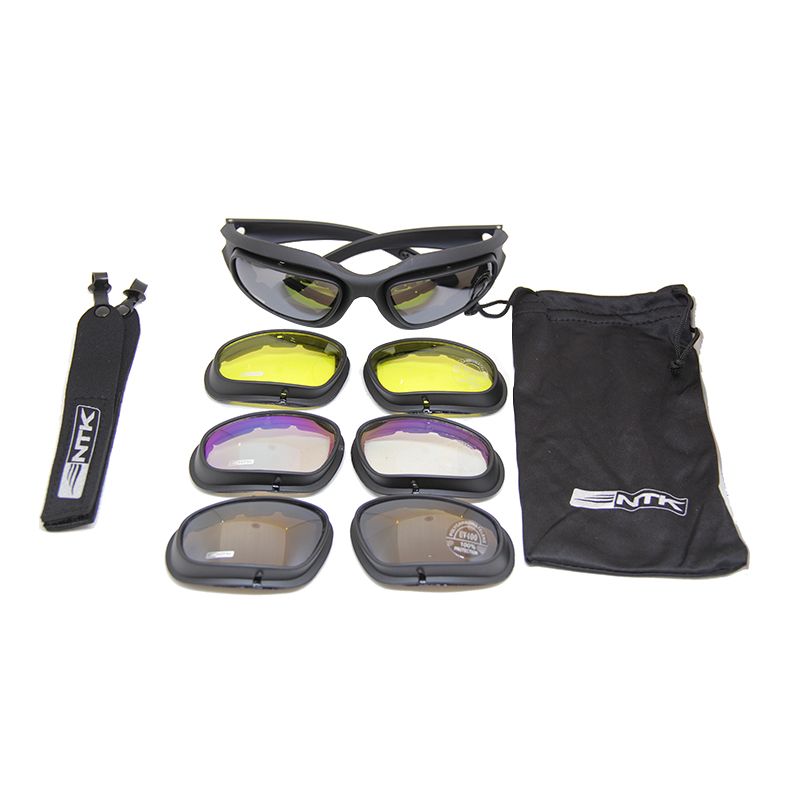 Óculos Tático Tarek 4 Lentes