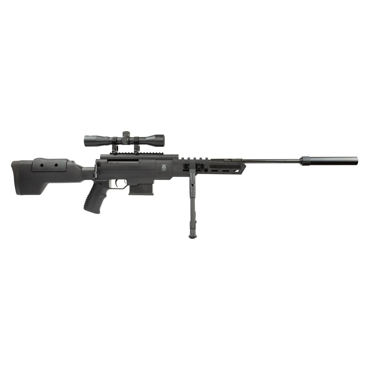 Carabina de Pressão Black Ops Sniper Nitro Gás Ram 5.5mm