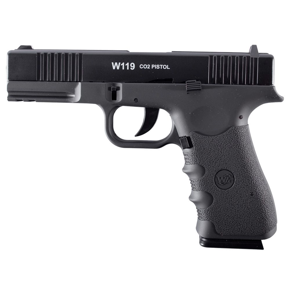 Pistola de Pressão Co2 Glock W119 BlowBack 4.5mm