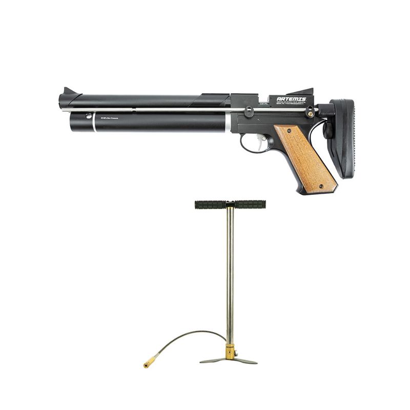 Pistola PCP Artemis PP750 Stocker 4.5mm + Bomba Manual