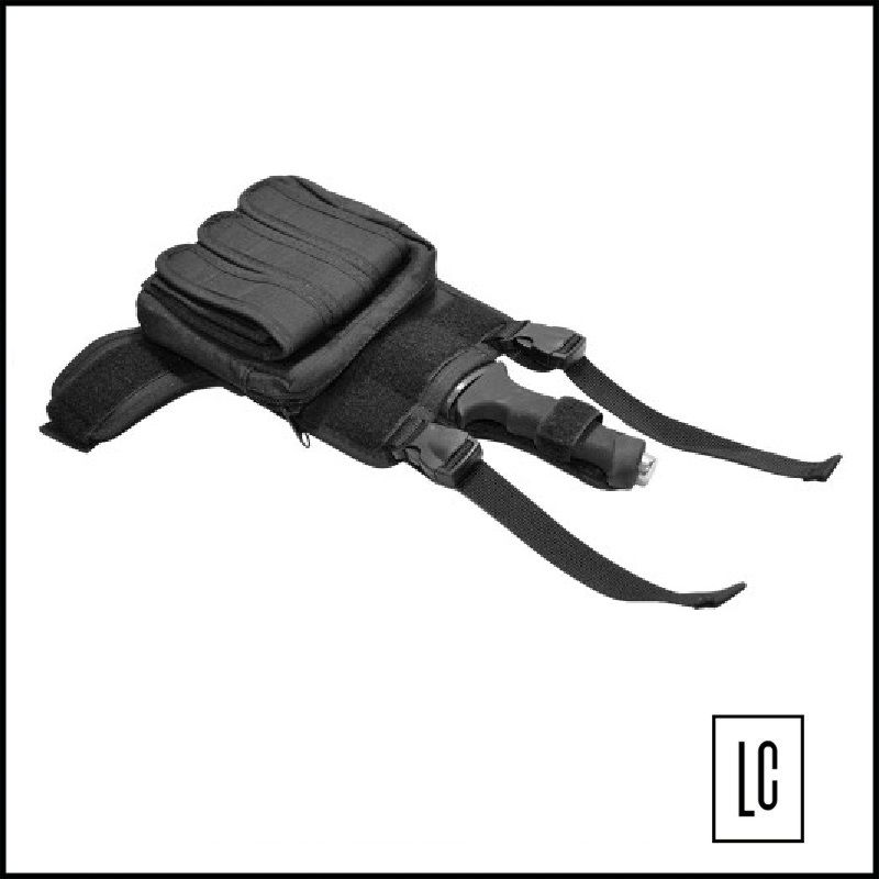 Pochete com porta faca e carregador - Preto