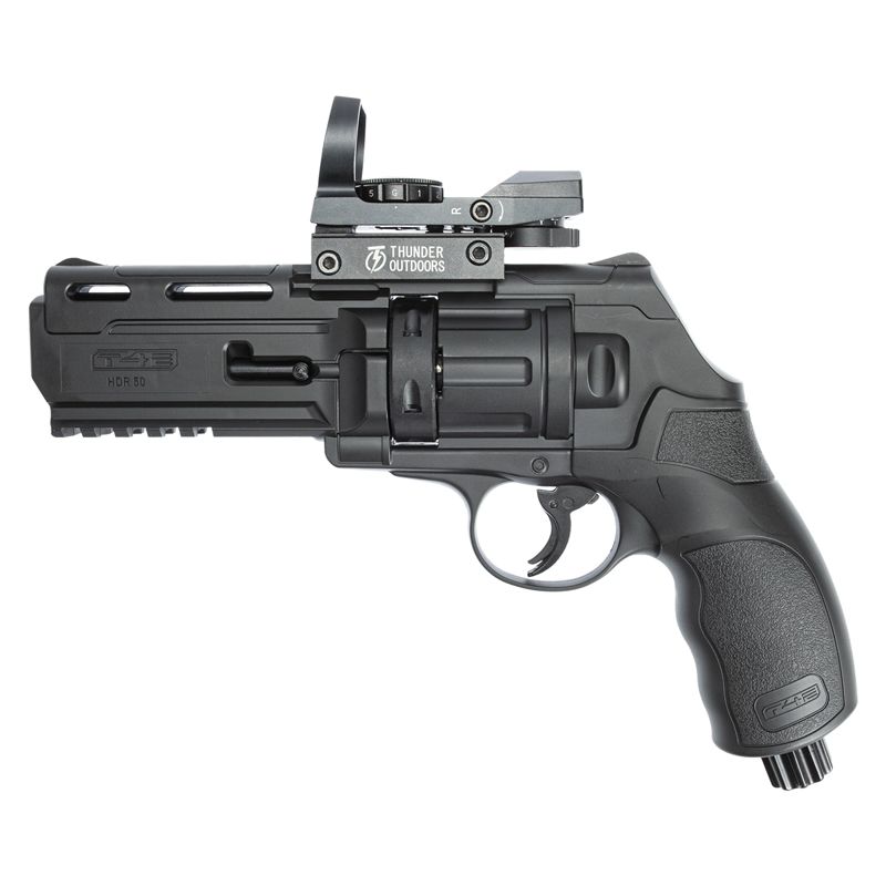 Revólver de Pressão Co2 T4E HDR TR Umarex .50 + Red Dot Z1 1x22x34