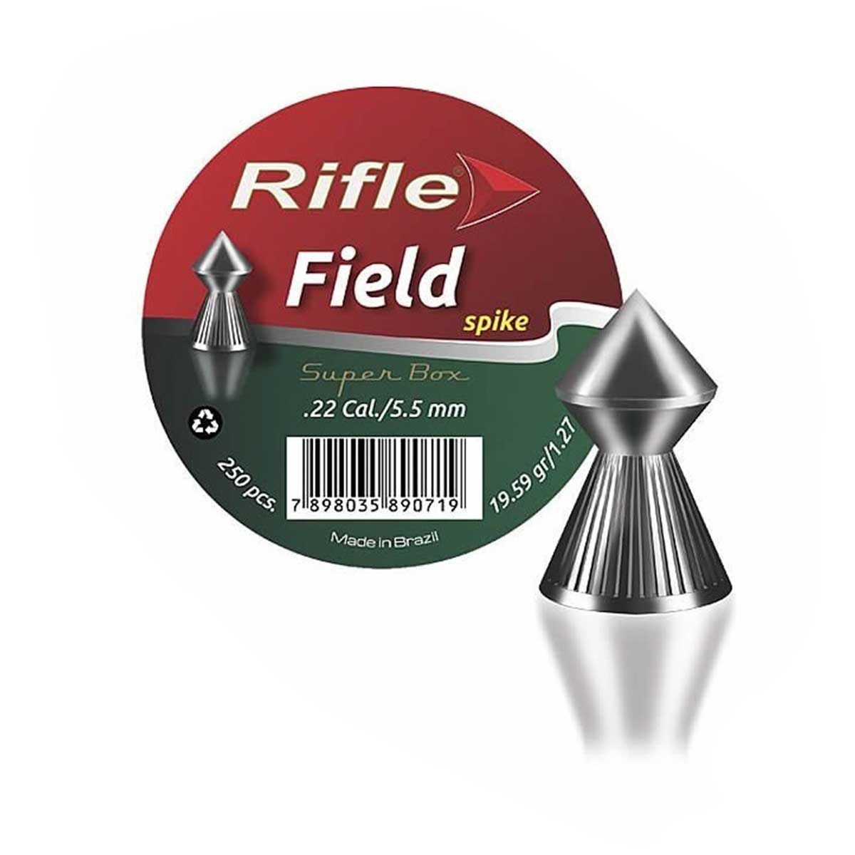 Chumbinho Rifle Field Spike SB 5,5mm (.22) 250 un