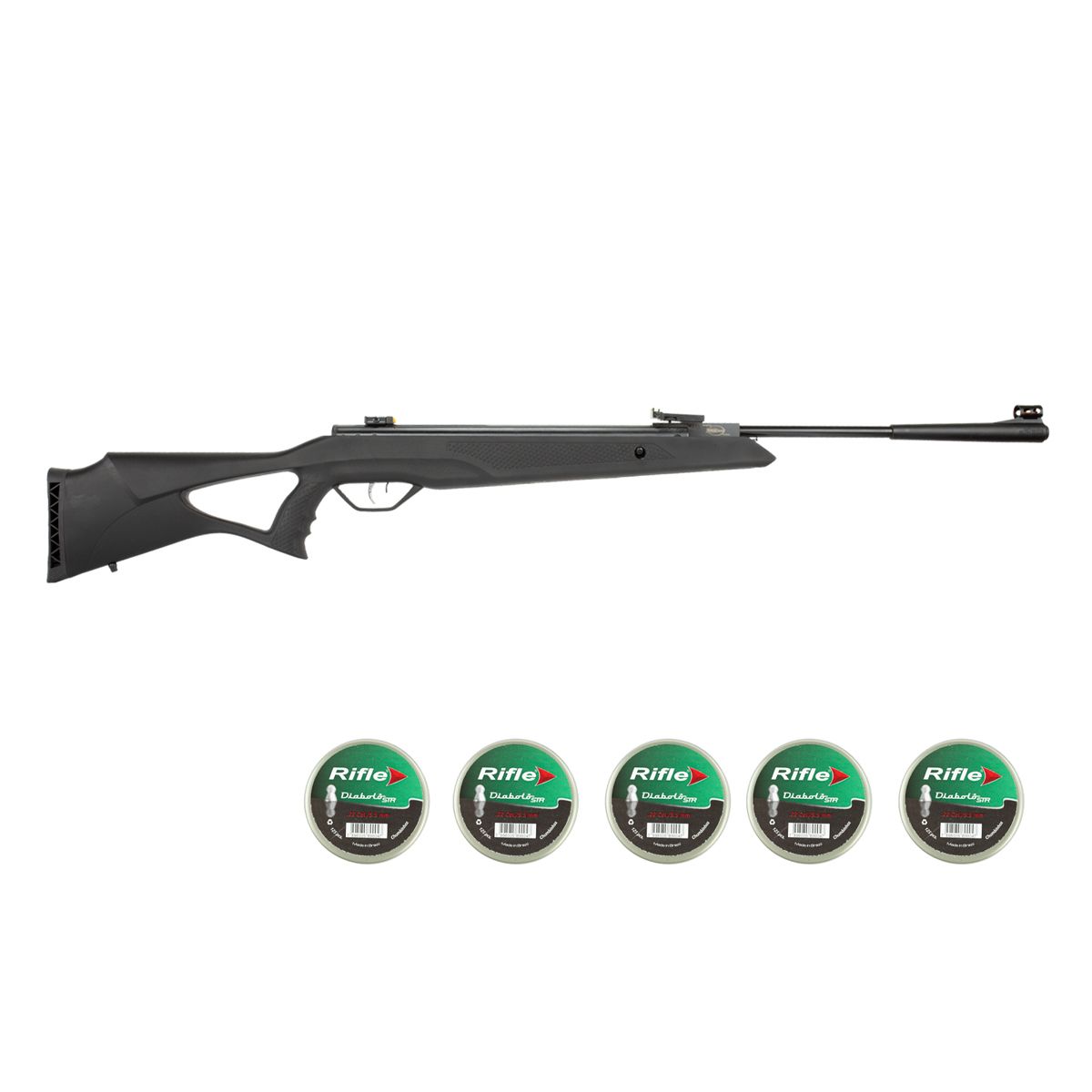 Carabina de Pressão Rossi R1000 Nitro 5.5mm + Chumbinho