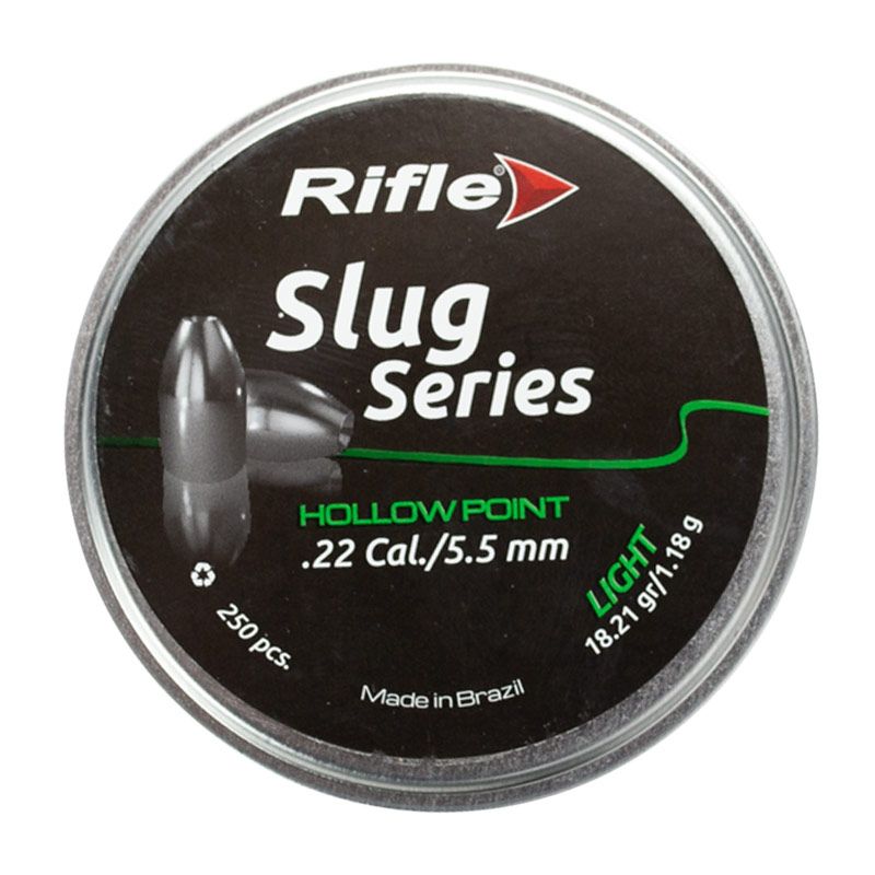 Chumbinho Rifle Slug Light 5.5mm (.22) 250 un