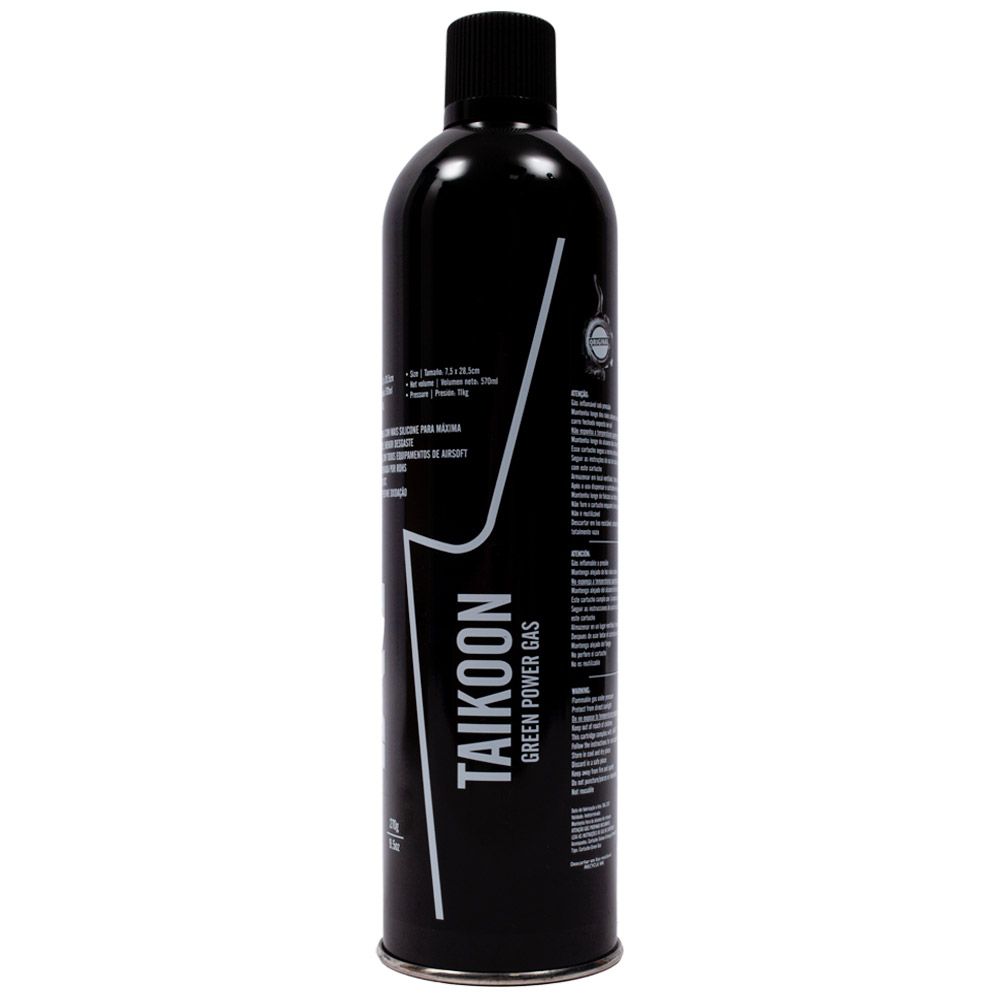 Cilindro Green Gás para Airsoft Taikoon 600ml