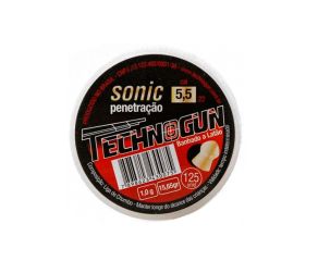 Chumbinho Technogun Sonic Gold - 5,5mm - 125 Unidades