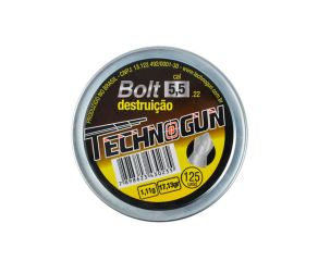 Chumbinho Technogun Bolt - 5,5mm - 125 Unidades