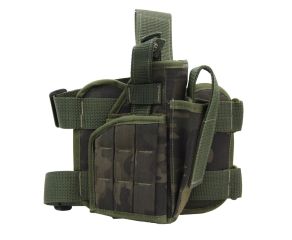 Coldre P/ Perna com Porta Mag - Multicam Black