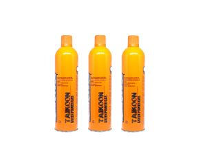 Combo Cilindro Taikoon Green Gás para Airsoft - 3 Unidades 