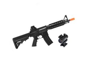 Rifle Airsoft M4A1 CQB RIS CM506 Cyma + Red Dot T4 1x22 Thunder Outdoors