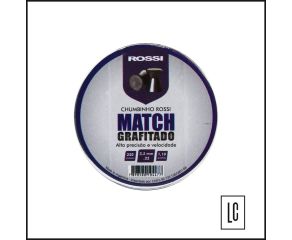 Chumbinho Rossi Match Grafitado - 5,5mm - 250 Unidades