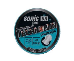 Chumbinho Technogun Sonic Pro Master 5.5mm - 250 Unidades