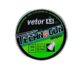 Chumbinho Technogun Vetor Master 4.5mm - 500 Unidades