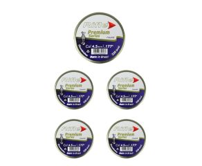 Kit Chumbinhos Rifle Premium Series Round 4,5mm 250 unidades - 5 Latas