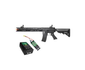 Airsoft SRC SR4 ST Mamba P2 + Kit Bateria Lipo e Carregador QGK