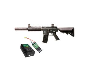 Airsoft SRC SR4 SD Full Metal GEN II + Kit Bateria Lipo e Carregador QGK