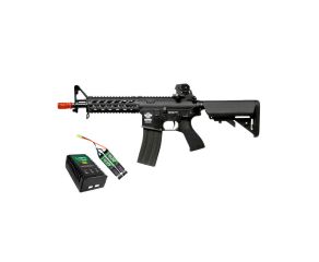 Airsoft G&G CM16 Raider + Kit Bateria Lipo e Carregador QGK