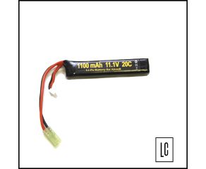 Bateria Airsoft LiPo - 11.1V - 1100mAh - Pro Hunter