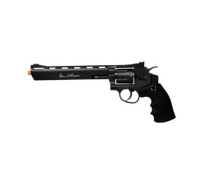 Revólver de Pressão Co2 ASG Dan Wesson 8" Full Metal Grey - 4.5mm