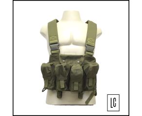 Colete Tático 4 Bolsos Chest Rig Vest -Verde Oliva