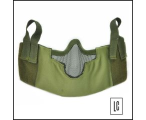 Máscara-de-proteção-facial-de-tela-V2-Verde-Oliva-EVO-Tactical-Loja-da-Carabina