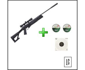 Carabina-de-Pressão-Crosman-TR22-5,5mm-Luneta-4x32-Centerpoint-Munições-Alvos-Loja-da-Carabina.