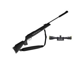 Carabina de pressão Hatsan HT125 Sniper Nitro Vortex - 5,5mm + Luneta Rossi Gold Crown 4x32