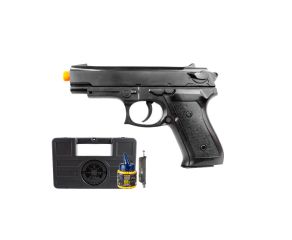 Pistola Airsoft Spring P99 + Maleta, BBs e Speedloader