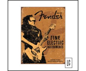 Placa Decorativa Fender Fine - Mostly Signs