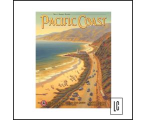 Placa Decorativa Pacific Coast - Mostly Signs