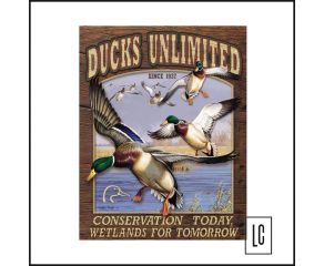 Placa Decorativa Ducks Unlimited - Mostly Signs