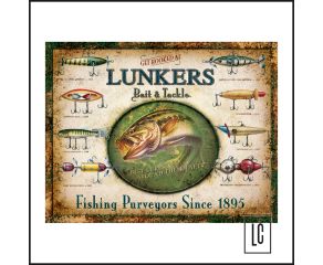 Placa Decorativa Lunkers - Mostly Signs